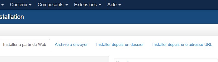 Extensions Joomla