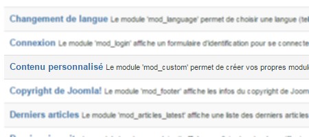 Utiliser judicieusement les modules
