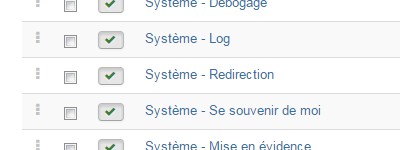 Redirection Joomla