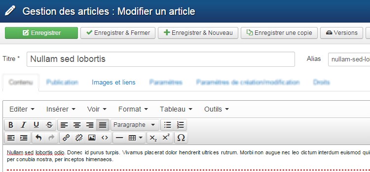 Images Joomla