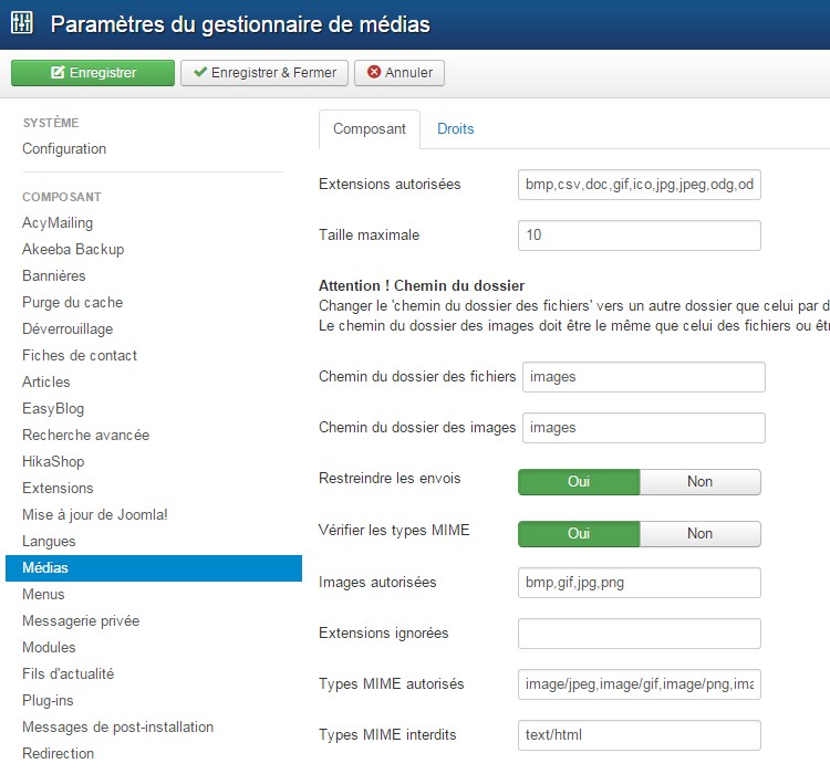 Images Joomla