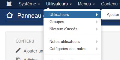 Changer la langue du panneau d'administration