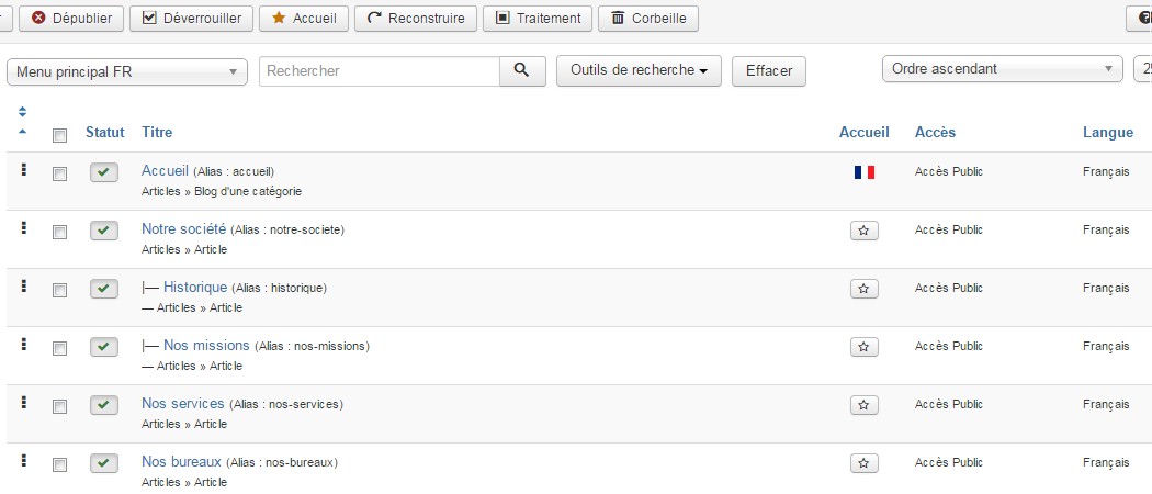 Mise en place d'un site multilingue
