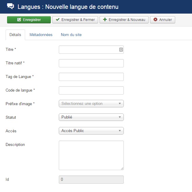 Mise en place d'un site multilingue