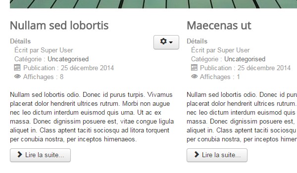 Lire la suite Joomla