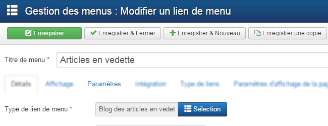 Lire la suite Joomla