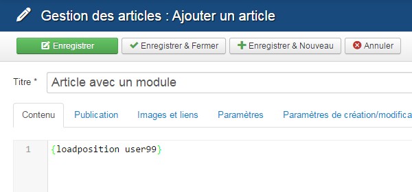 Module Joomla