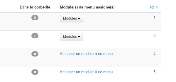 Menu fantôme Joomla