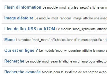 Créer son arborescence au moyen des menus