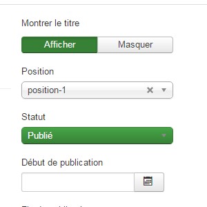 Créer son arborescence au moyen des menus