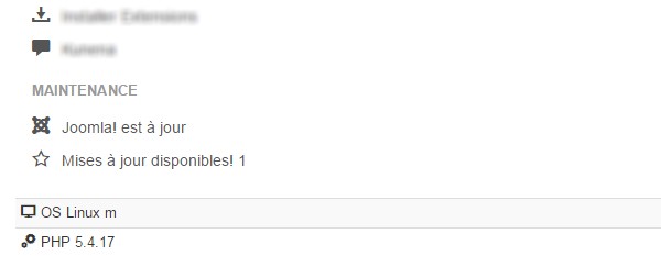 Mise à jour Joomla