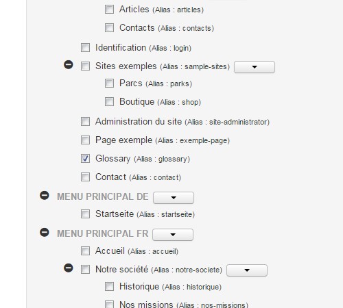 Afficher un module sur une seule page