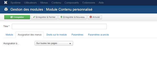 Publication Joomla module