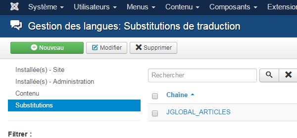 Override Joomla