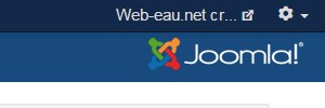 Personnalisation backend Joomla