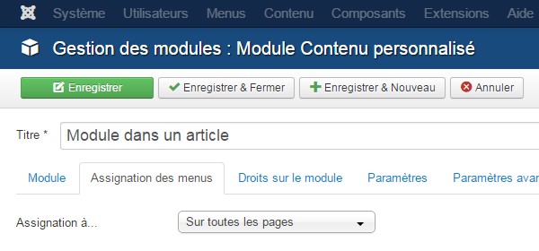 Module Joomla