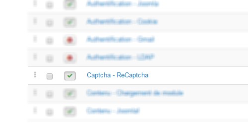 reCaptcha Joomla