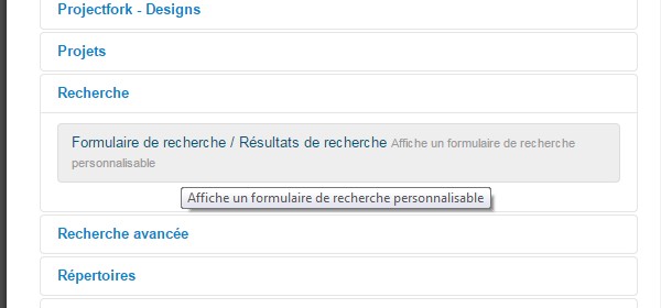 Menu fantöme Joomla