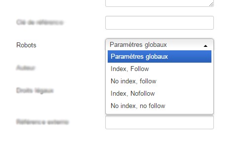 Comprendre les robots dans Joomla!