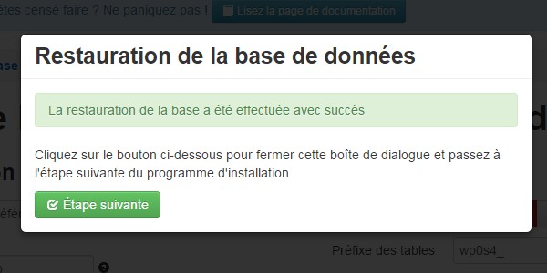 Sauvegarde Joomla