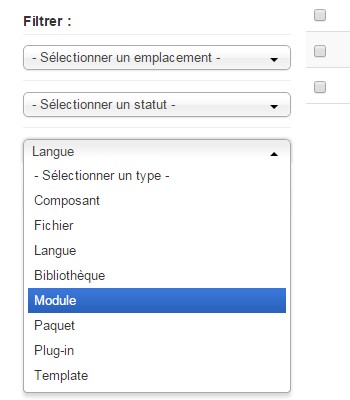 Suppression Joomla