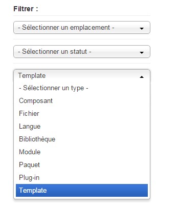 Suppression Joomla