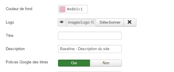Paramétrer son template Joomla!