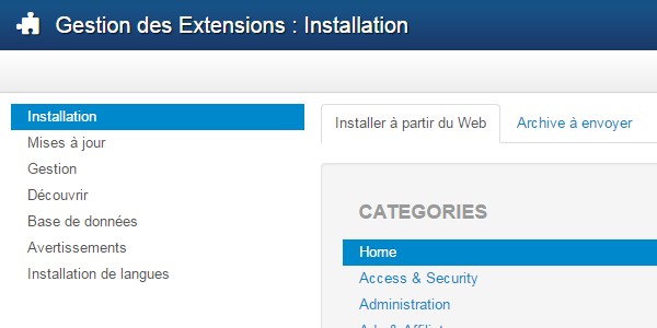 Template copie Joomla