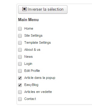 Template copie Joomla