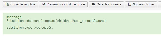 Modifications avancées son template Joomla!