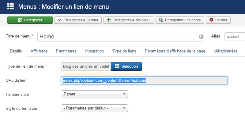 Modifications avancées son template Joomla!