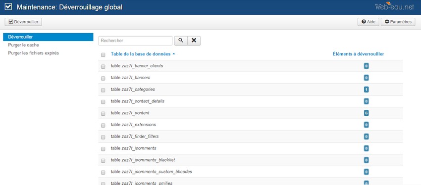 Versions contenu Joomla