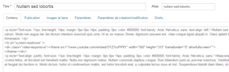 Video RWD Joomla