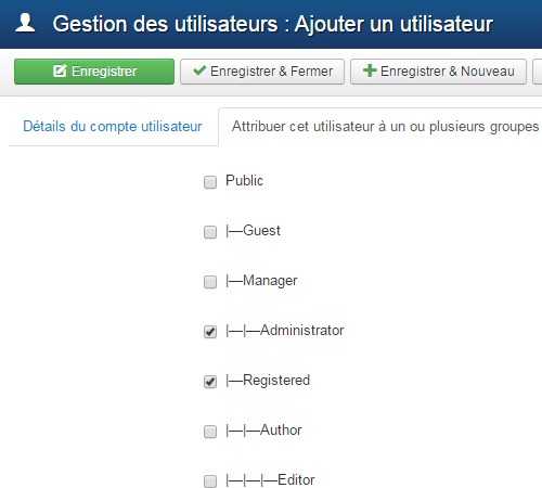 Erreur warning JUser Joomla