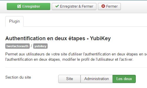 Authentification Joomla