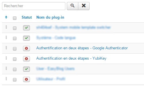 Authentification Joomla